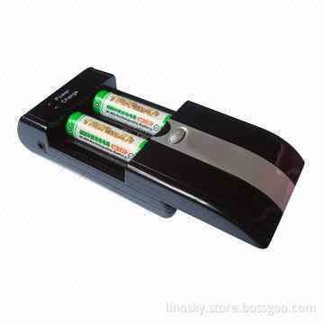Universal Charger for 7.4V Digital Camera Battery, 3.6V Mobile Phone, AA/AAA Batteries